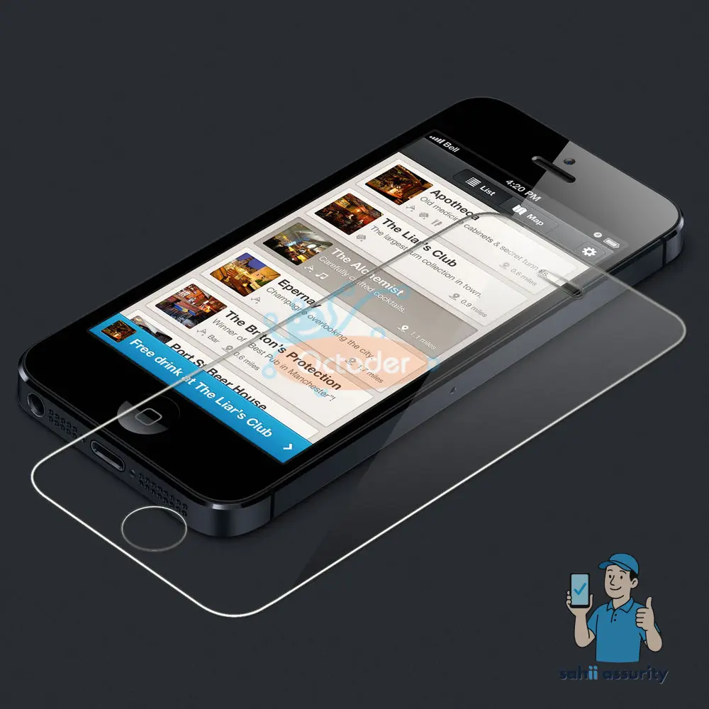 Tempered Glass for Apple Iphone 5 thumbnail